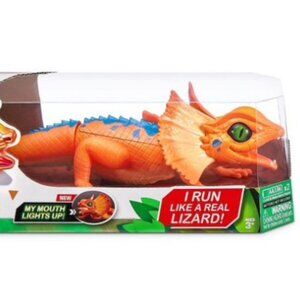 ZURU Robo Alive Frill Neck Lizard Robotic Pet Figure